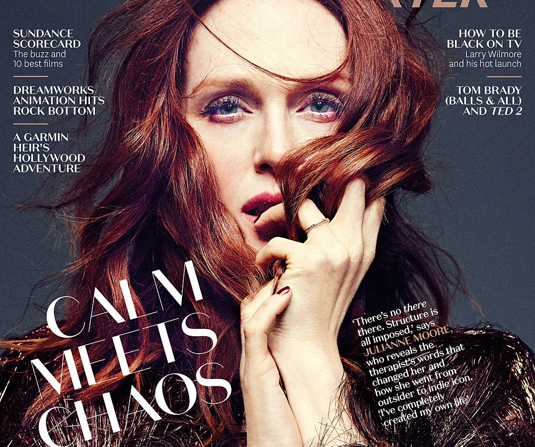 Julianne Moore on The Hollywood Reporter Cover