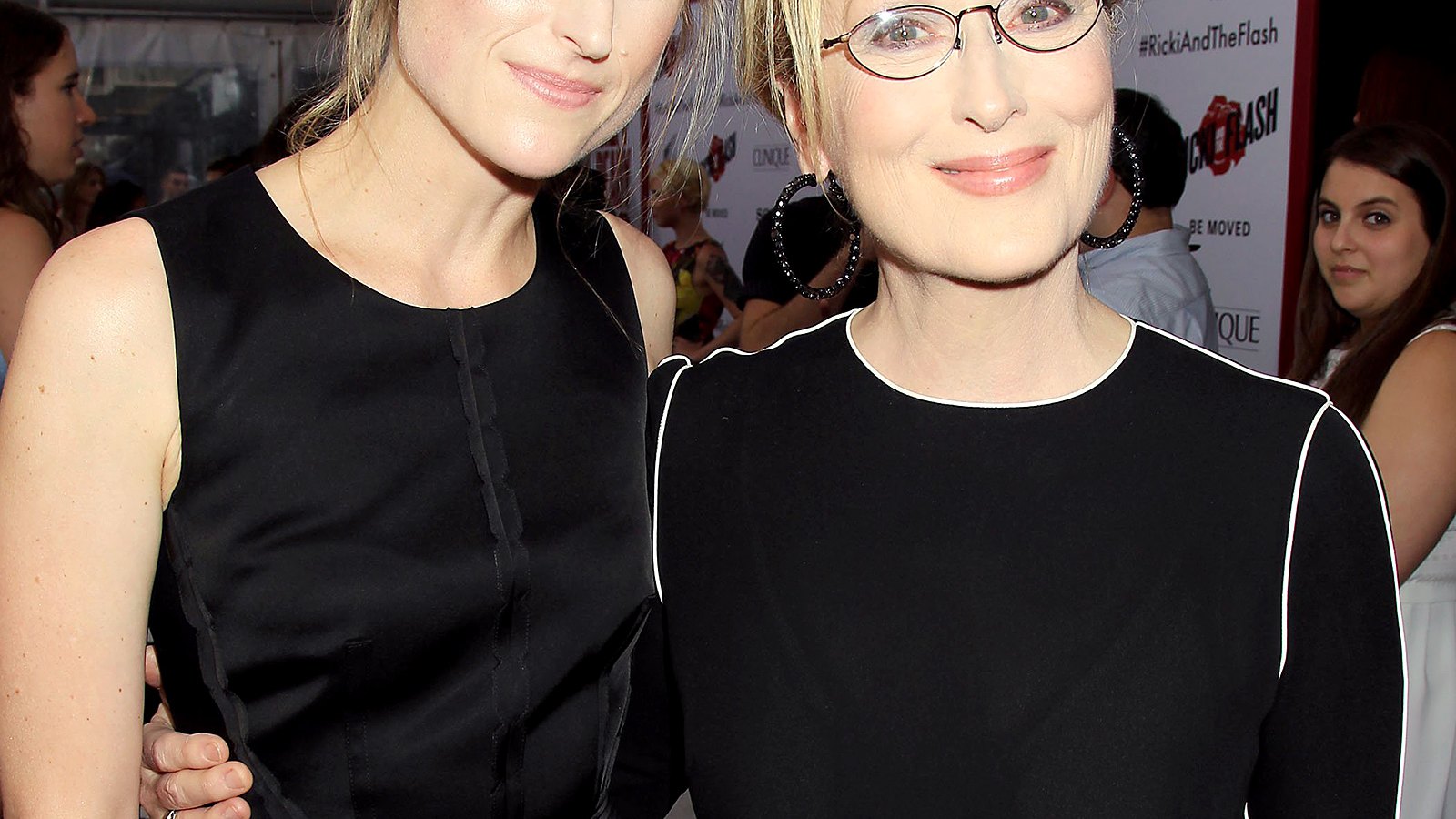 Mamie Gummer and Meryl Streep at the premiere of "RICKI AND THE FLASH"