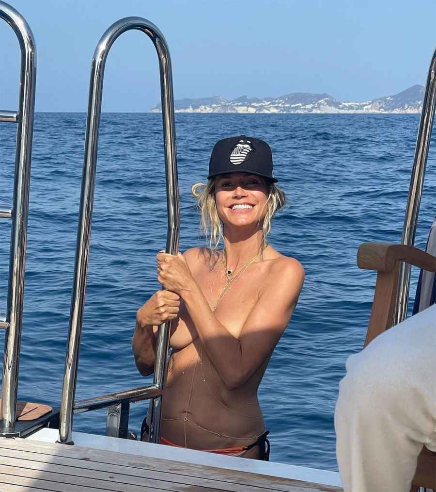 Heidi Klum Is All Smiles Skinny Dipping With Husband Tom Instagram