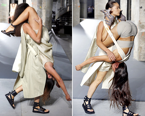 Rick Owens Fashion Show (carrying side)